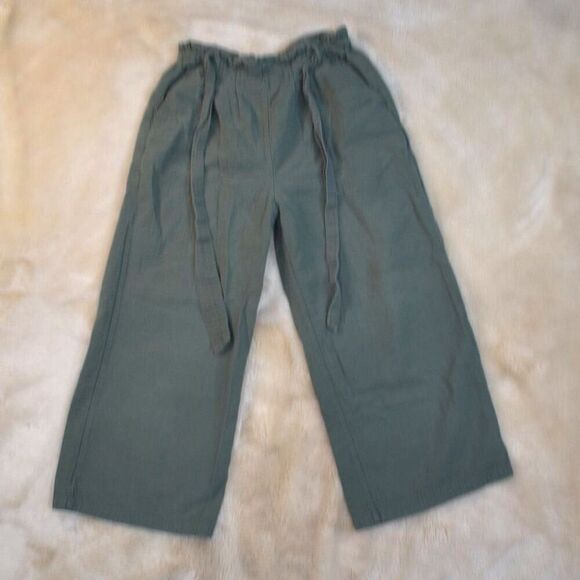 BP Cotton Cropped Wide Leg Pants Sz S Highrise High Waist Lightweight Pull On - Picture 5 of 8